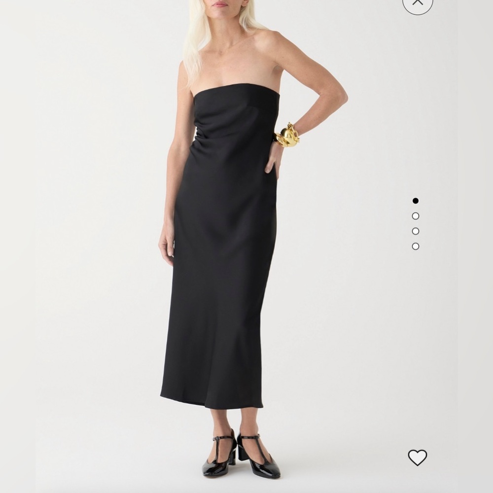 JCrew Collection Strapless Gwyneth Slip Dress